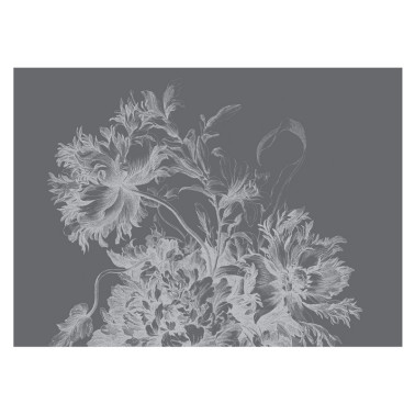 Papier peint WP-660 Wall Mural Engraved Flowers - KEK AMSTERDAM