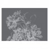 WP-660 Wall Mural Engraved Flowers