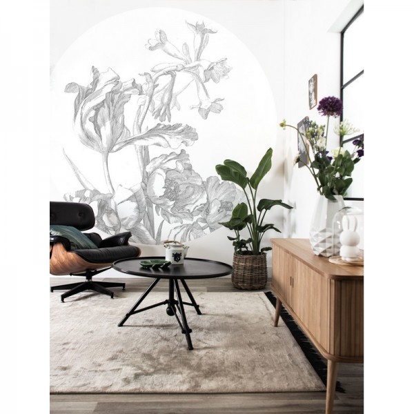 Papel de parede BC-059 Wall Mural Engraved Flowers - KEK AMSTERDAM