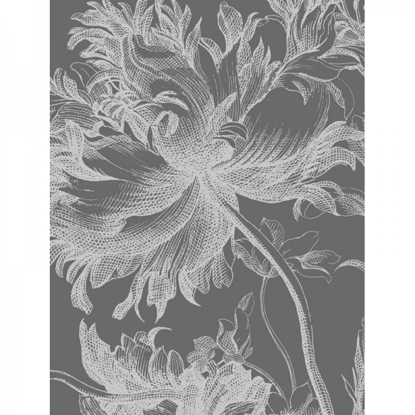 Wallpaper BC-065 Wall Mural Engraved Flowers - KEK AMSTERDAM