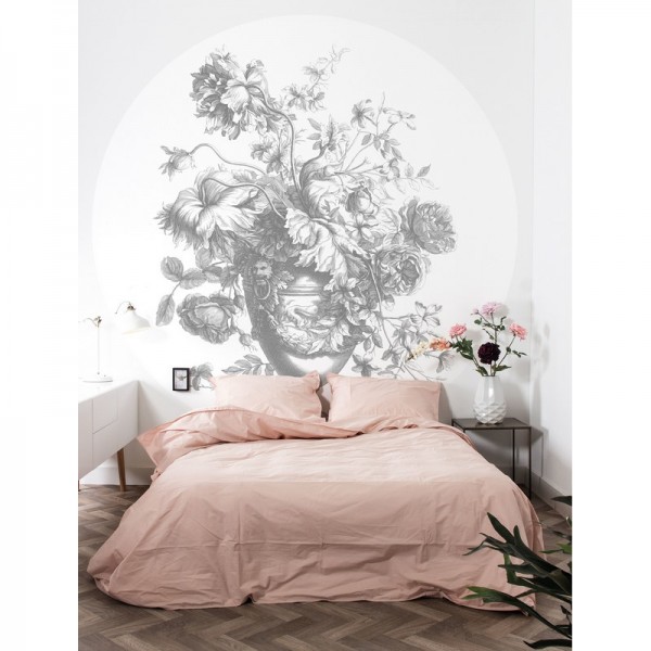 Papel de parede BC-068 Wall Mural Engraved Flowers - KEK AMSTERDAM