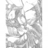 Wallpaper BP-015 Wall Mural Engraved Flowers - KEK AMSTERDAM