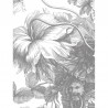 Papier peint BP-037 Wall Mural Engraved Flowers - KEK AMSTERDAM