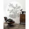 Papier peint CK-060 Wall Mural Engraved Flowers - KEK AMSTERDAM