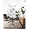 Papel de parede CK-061 Wall Mural Engraved Flowers - KEK AMSTERDAM