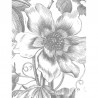 Wallpaper CK-063 Wall Mural Engraved Flowers - KEK AMSTERDAM