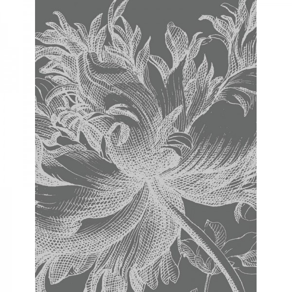 Papier peint CK-065 Wall Mural Engraved Flowers - KEK AMSTERDAM