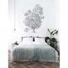 Wallpaper CK-067 Wall Mural Engraved Flowers - KEK AMSTERDAM