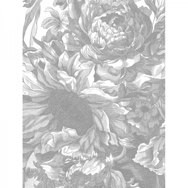 Papier peint CK-067 Wall Mural Engraved Flowers - KEK AMSTERDAM