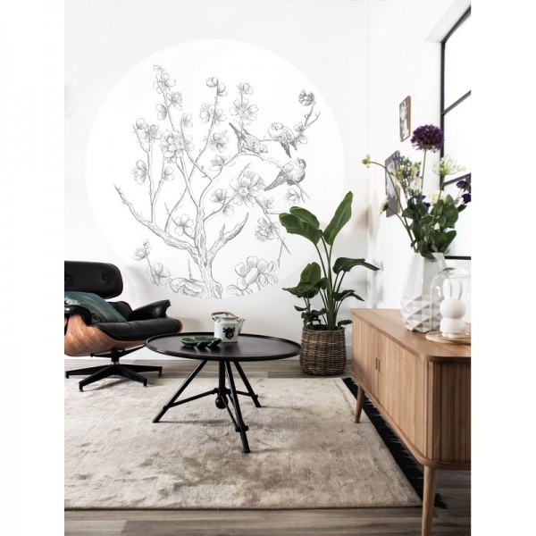 Papier peint CK-069 Wall Mural Engraved Flowers - KEK AMSTERDAM