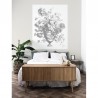 Wallpaper PA-037 Wall Mural Engraved Flowers - KEK AMSTERDAM