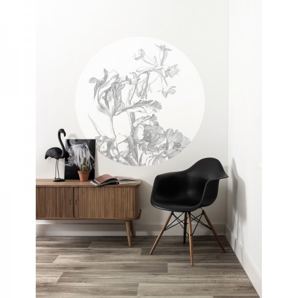 Papel de parede SC-059 Wall Mural Engraved Flowers - KEK AMSTERDAM