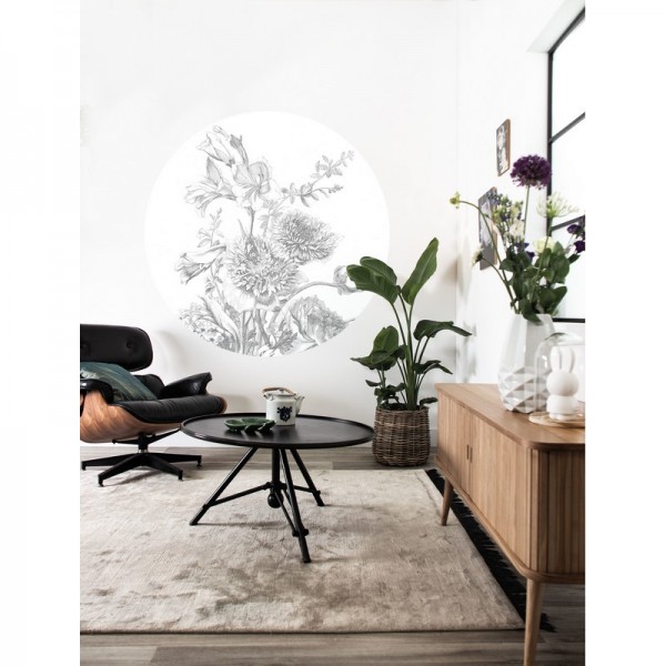 Carta da Parati SC-061 Wall Mural Engraved Flowers - KEK AMSTERDAM