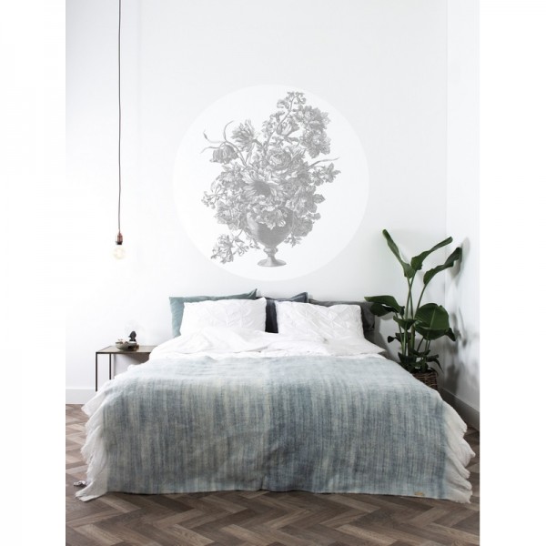 Papel de parede SC-067 Wall Mural Engraved Flowers - KEK AMSTERDAM