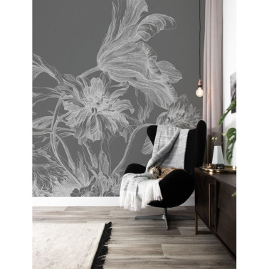 WP-629 Wall Mural Engraved...