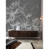 Papier peint WP-645 Wall Mural Engraved Flowers - KEK AMSTERDAM