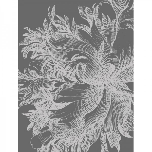 Wallpaper WP-645 Wall Mural Engraved Flowers - KEK AMSTERDAM