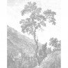 PA-002 Wallpaper Panel Engraved Tree