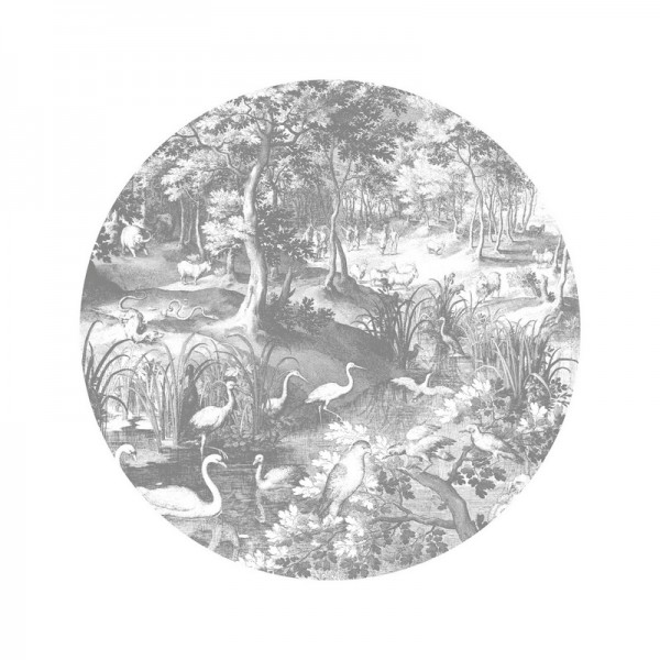 Papel de parede SC-045 Wallpaper Circle Engraved Landscapes - KEK AMSTERDAM