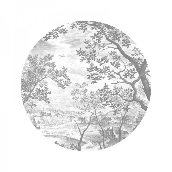 Wallpaper SC-046 Wallpaper Circle Engraved Landscapes - KEK AMSTERDAM