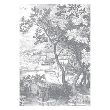 Papier peint WP-619 Wall Mural Engraved Landscapes - KEK AMSTERDAM