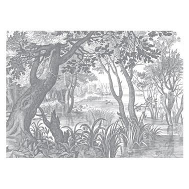 Wallpaper WP-646 Wall Mural Engraved Landscapes - KEK AMSTERDAM