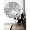 Carta da Parati CK-044 Wallpaper Circle Engraved Landscapes - KEK AMSTERDAM