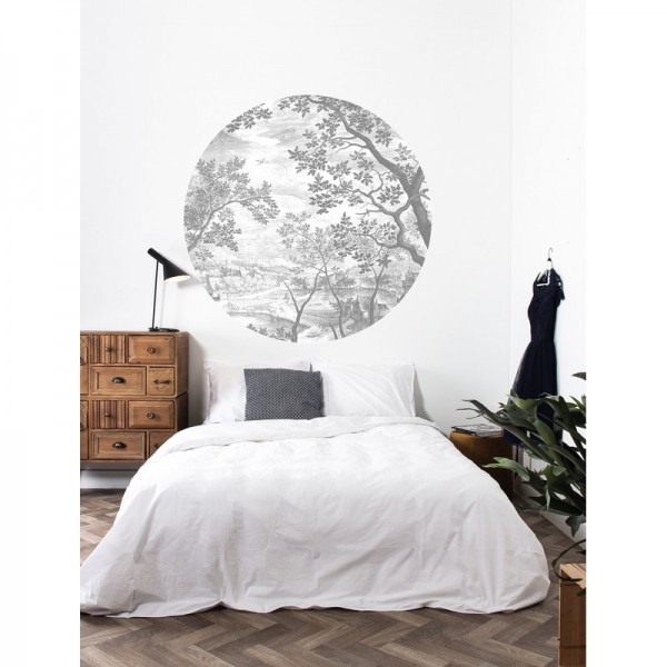 Wallpaper SC-046 Wallpaper Circle Engraved Landscapes - KEK AMSTERDAM