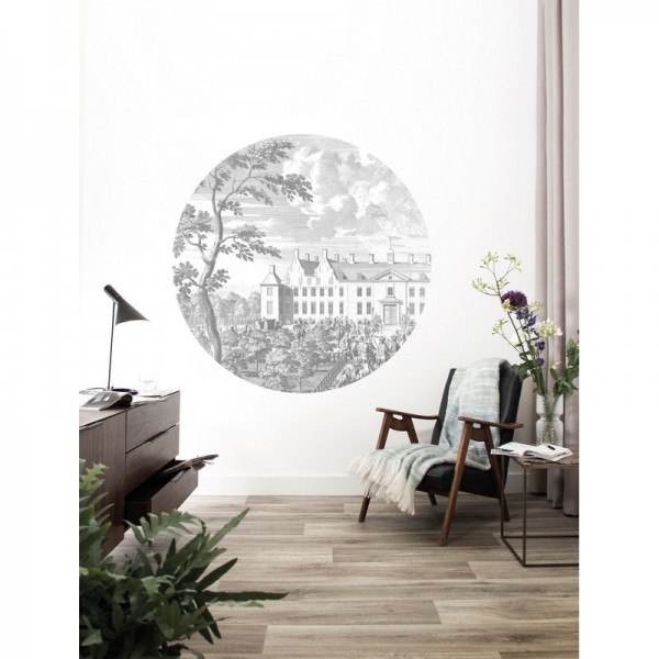 Papier peint SC-055 Wallpaper Circle Engraved Landscapes - KEK AMSTERDAM