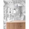 Papier peint WP-628 Wall Mural Engraved Landscapes - KEK AMSTERDAM