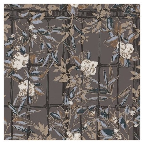 Wallpaper Camelia Marron 85239262 - Casadeco