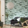 Wallpaper Mirage Vert-Blue 85126328 - Casadeco