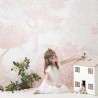 Papier peint Classic Hua Trees Mural Wallpaper Pink - SIAN ZENG