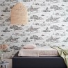 Papel de parede Classic Mountains Grey-pink - SIAN ZENG