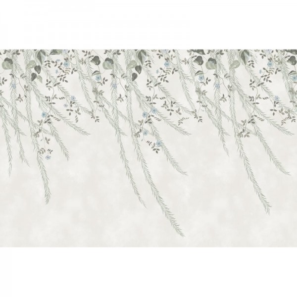 Papier peint R16781 Lush Foliage, Sage Tint - REBEL WALLS