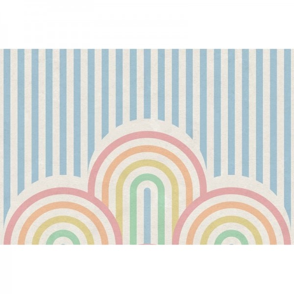 Papel Pintado R16872 Hilltops, Rainbow - REBEL WALLS