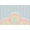 Papel Pintado R16872 Hilltops, Rainbow - REBEL WALLS