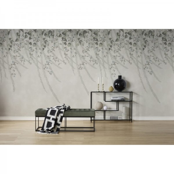 Papier peint R16781 Lush Foliage, Sage Tint - REBEL WALLS