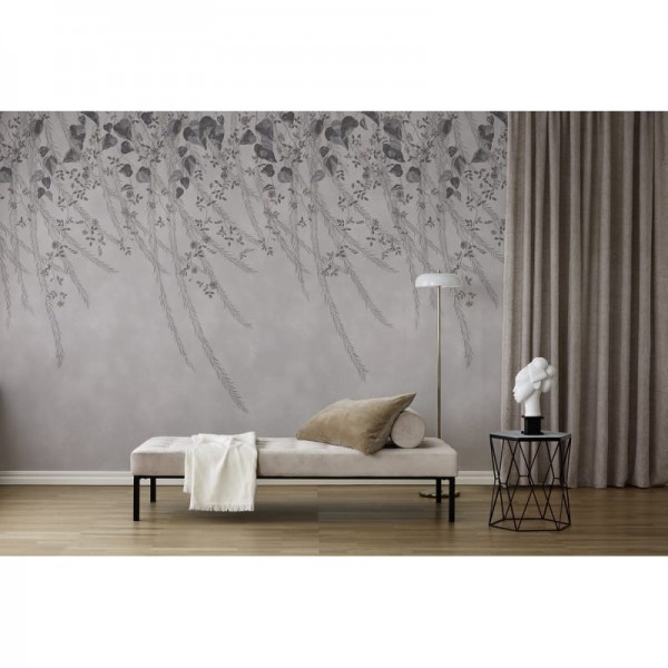 Wallpaper R16782 Lush Foliage, Rose Dust - REBEL WALLS