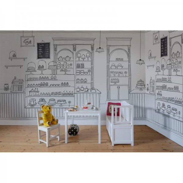 Papier peint R16861 Le Petit Patisserie - REBEL WALLS