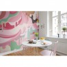 Wallpaper R16943 Dripping Rainbow, Marshmallow - REBEL WALLS