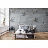 Wallpaper R16971 Concrete Art, Swallow - REBEL WALLS