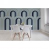 Papel de parede R16102 Arch Deco, Blue - REBEL WALLS