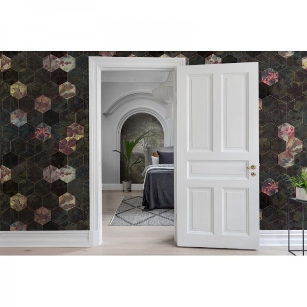 Papel Pintado R16241 Vinum Hexagon - REBEL WALLS