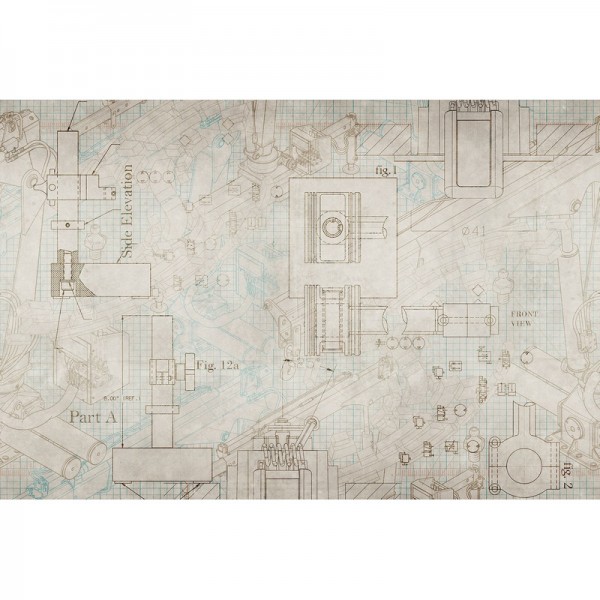 Papel Pintado BLUEPRINT GL11322A - GLAMORA