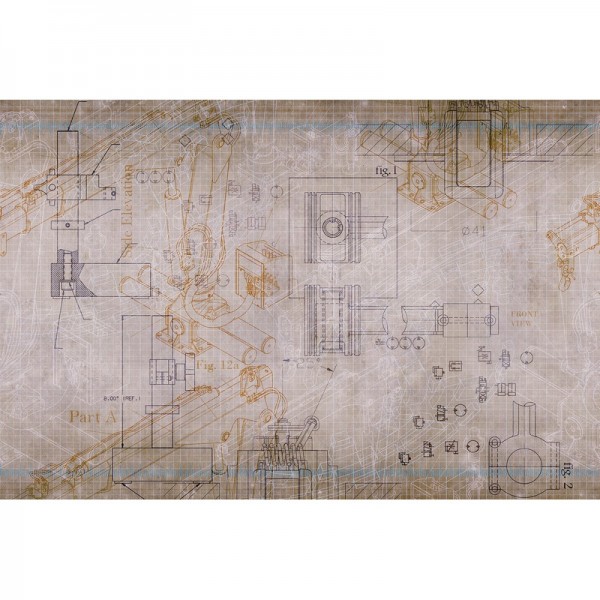 Papel Pintado BLUEPRINT GL11323A - GLAMORA