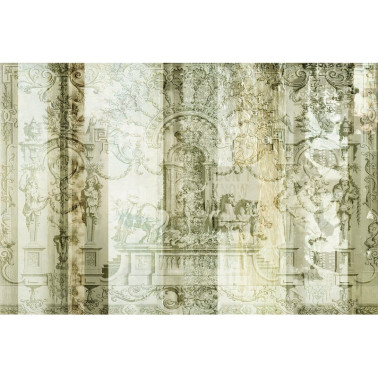 Wallpaper WHITE GOLD GL5453A - GLAMORA