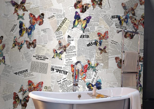 Papel Pintado VANITY NEWS GL5421A - GLAMORA