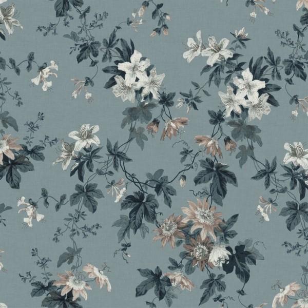 Wallpaper MURAL 651-26 Sandra Misty Blue - SANDBERG