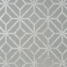 Mamora Trellis Cork Gris en Argent métallisé T10413